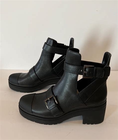 michael kors adjustable buckle boots.